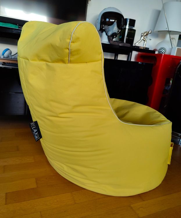 Sitzsack gelb / Magma 2