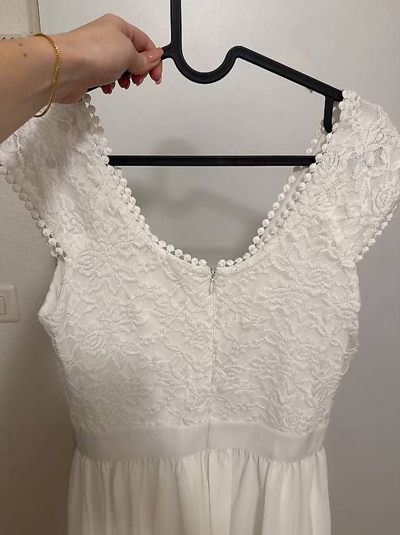 Vestiti: Nly Trend Kleid weiss Grösse M/38 – Usato da Pfäffikon SZ venduto da Melanie335 2