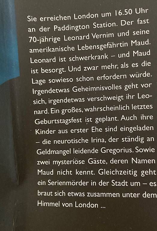 Livres: Hakan Nesser Himmel über London – D'occasion à Oberegg par Modetrend1a 1