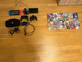 Nintendo Switch Komplettset - 12 Spiele, Pro Controller uvm.