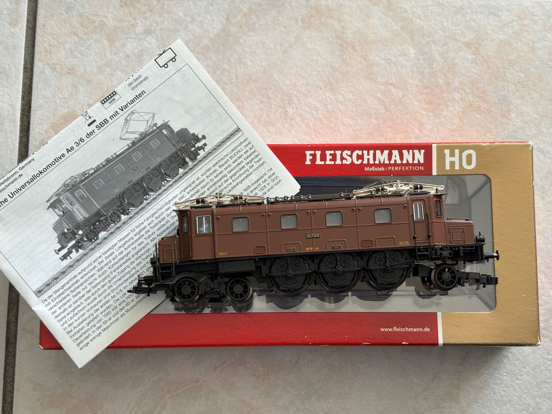 Fleischmann Modellini di ferrovie: Fleischmann 434501 Ae 3/6 SBB Digital – Nuovo (secondo la descrizione) da Hauterive NE venduto da eriamch