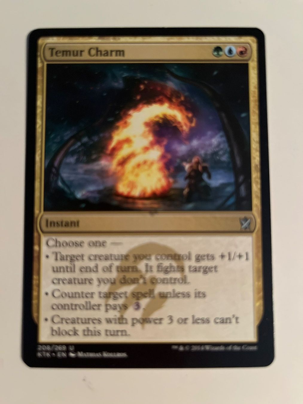 Magic The Gathering Sammelbilder & Trading cards: 1 x Temur Charm - Magic: The Gathering - MtG – Gebraucht aus Kriens von Shadi1980
