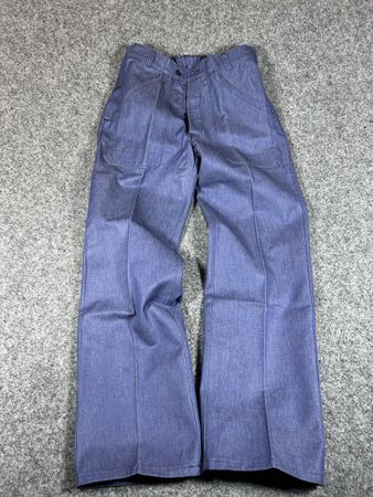 1980s Italian navy denim utility trousers 