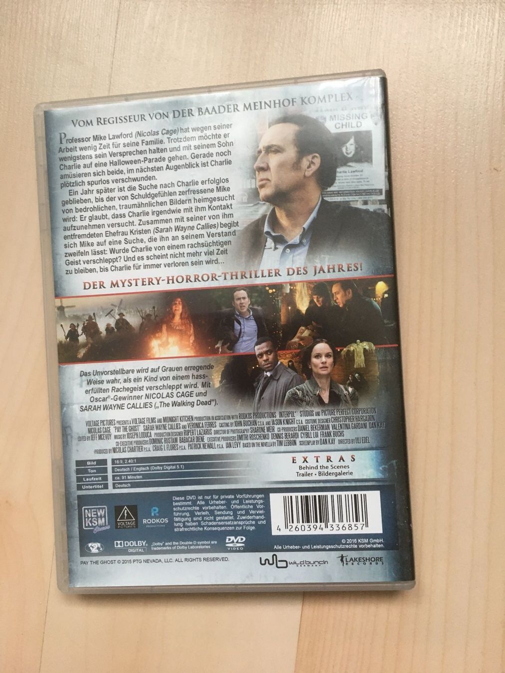 Tutti i DVDs: Pay the Ghost – Usato da Oberurnen venduto da Numi2000 1