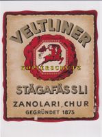 Etikette für Wein - Veltliner Stägafässli /bd