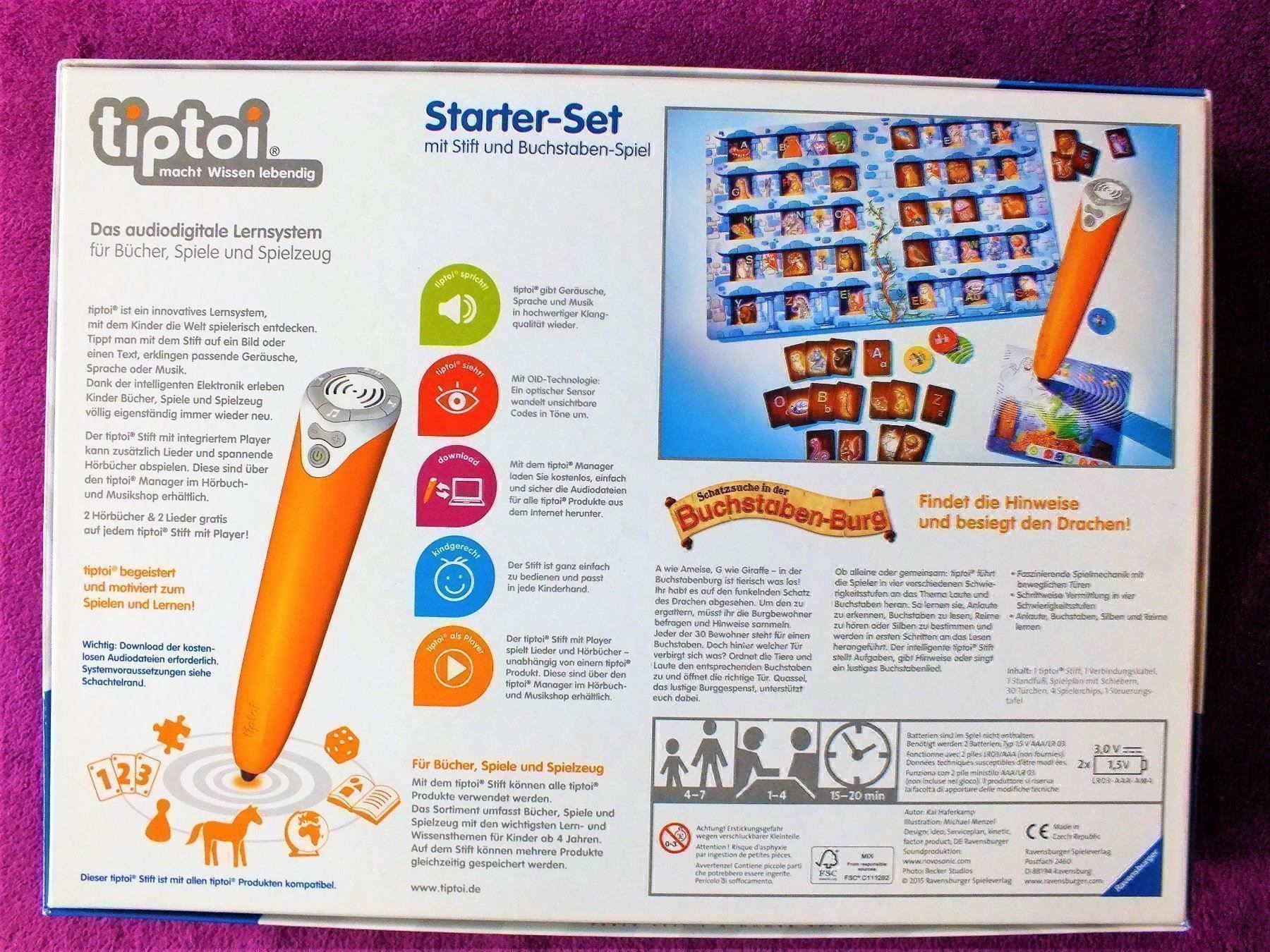Ravensburger Giochi: tiptoi Starterset - Stift & Buchstabenspiel – Usato da Müllheim Dorf venduto da Seeeule01 7