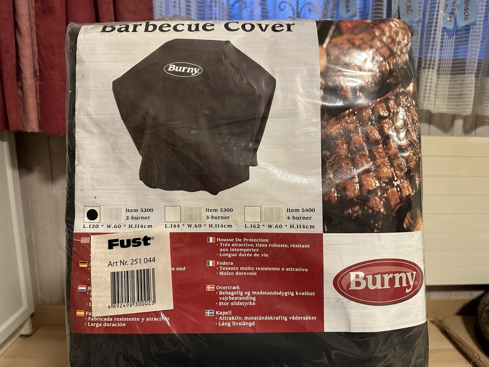 Nortene Grillabdeckung – Wasserdichte Schutzhülle Für BBQ, 250x80x60cm, Braun, Aus 210D Polyester