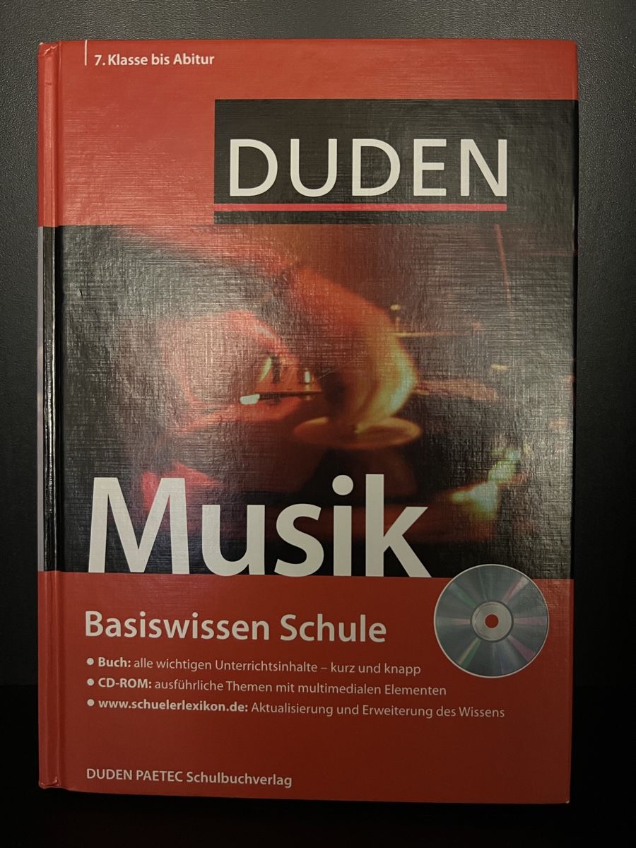 Libri: Musik Duden Basiswissen Schule - mit CD-Rom – Usato da Zürich venduto da rigani