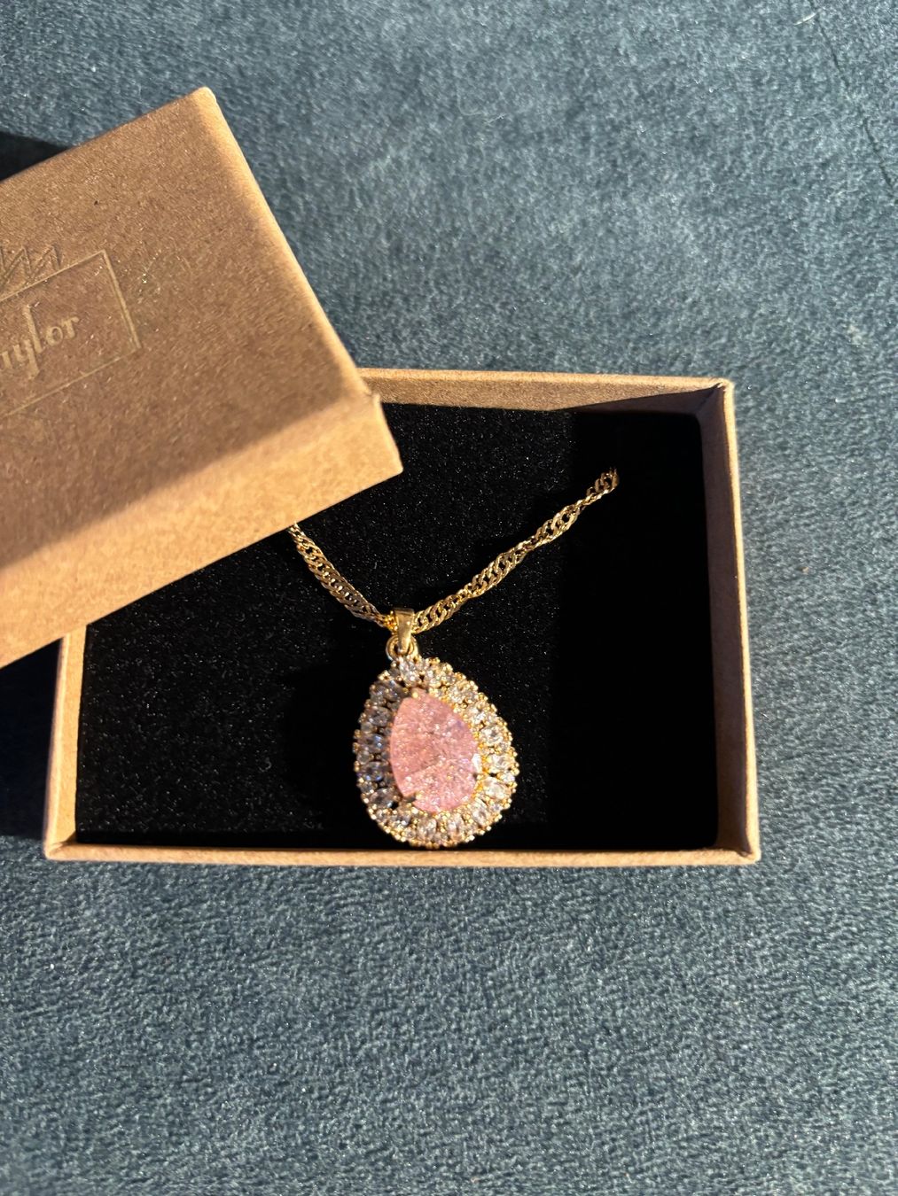 Catenine: Halskette Rosa Zirkonia – Nuovo (secondo la descrizione) da Cham venduto da seb_tl7j