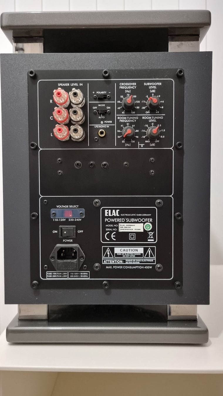 Elac Home Cinema: Elac SUB 2040 ESP, fetter Subwoofer – Usato da Zürich venduto da tomm9404 2