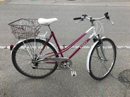 Vintage Fahrrad Eiger pink/weiss