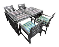IKEA ÄPPLARÖ Gartenmöbel-Set Tisch + 4 Stühle gratis