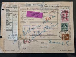 1928 : Beleg mit Nr.142 "Mythen" KP 350.--