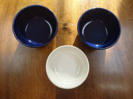 Petits bols en porcelaine - 3 X