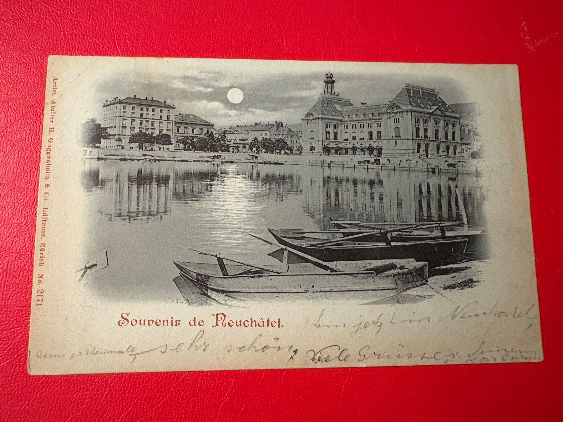 Cartoline postali: 1899 / Souvenir de Neuchâtel / Ambulant – Usato da St-Légier-La Chiésaz venduto da Theo005