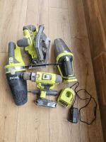 Ryobi Power Tool Set Used With one battery and charger