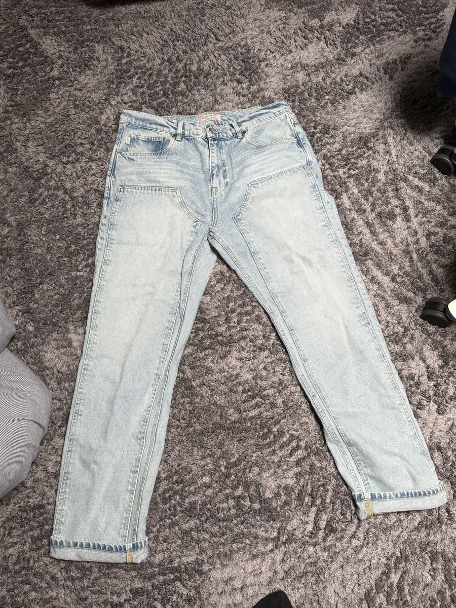 Jeans: LEFTLANE CARPENTER JEANS BLUE – Nuovo (secondo la descrizione) da Schwerzenbach venduto da Chxpsyy