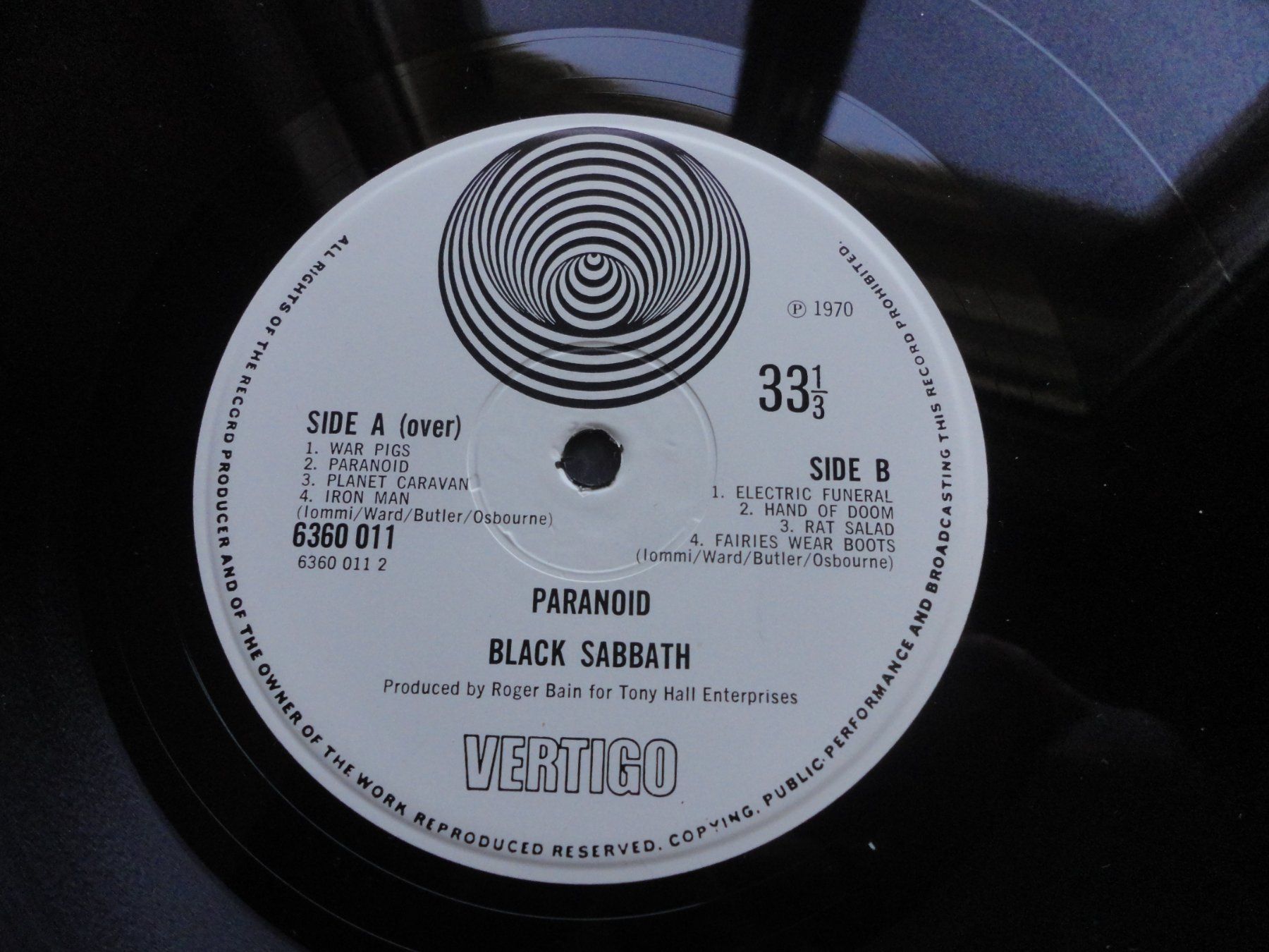 Dischi in vinile: Black Sabbath Paranoid spécial édition – Usato da Morges venduto da toutoccaz 4