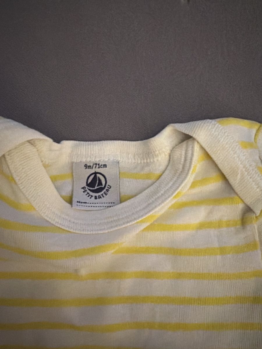 Petit Bateau Biancheria intima: 3 Bodies - Petit Bateau - Gr 71 cm – Usato da Rothenthurm venduto da LaThie 1