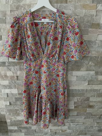 Topshop Blumenkleid Gr. 36/S Sommerkleid luftig bunt