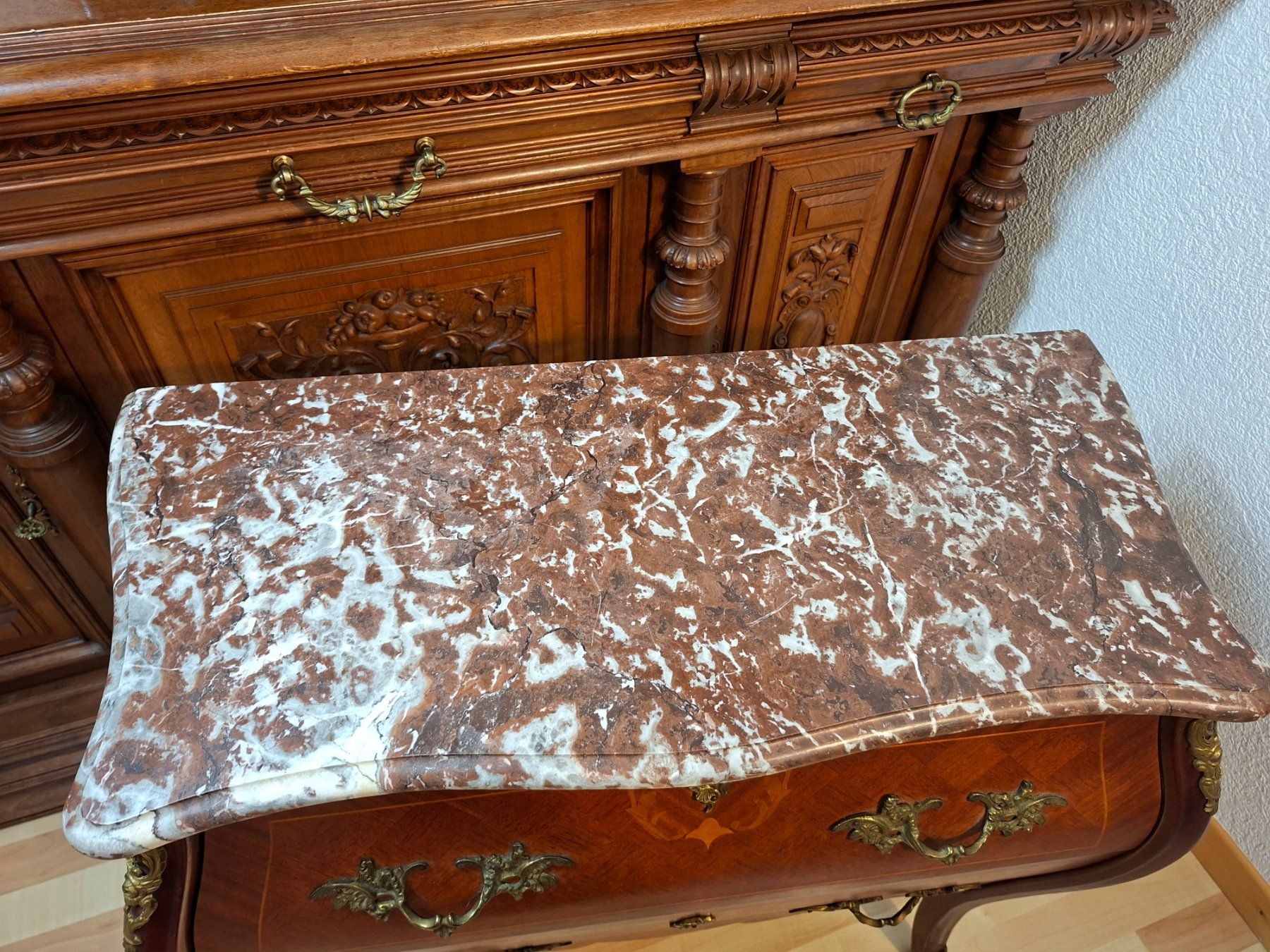 Kommoden: Antike Kommode Louis XV Stil mit Marmorplatte – Gebraucht aus Steffisburg von ZeitReise_ 6