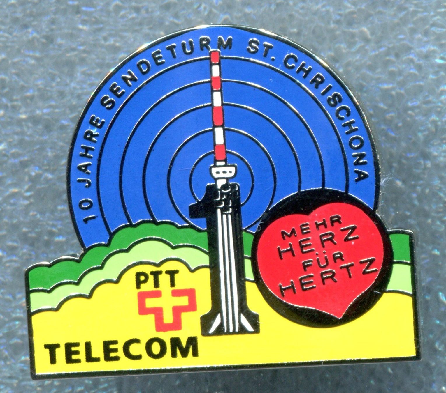 Plaquettes & Badges: PTT  Sendeturm  St.Chrischona – D'occasion à Winterthur par Sammleroase