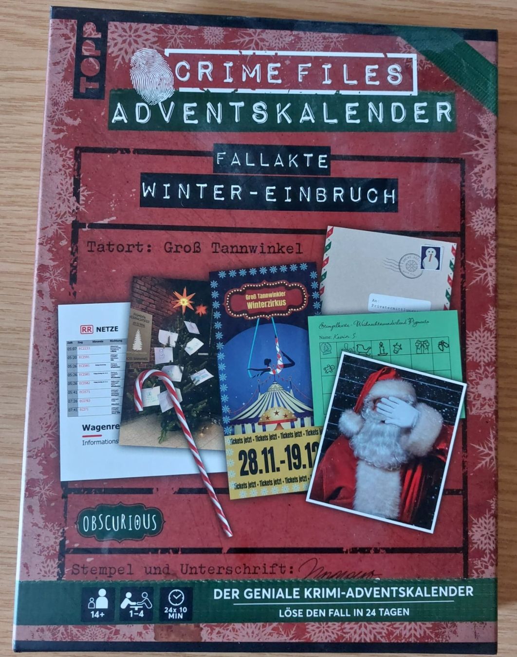 Spiele: Crime Files Adventskalender. Fallakte Winter-Einbruch – Neu (gemäss Beschreibung) aus Urtenen-Schönbühl von Kahru