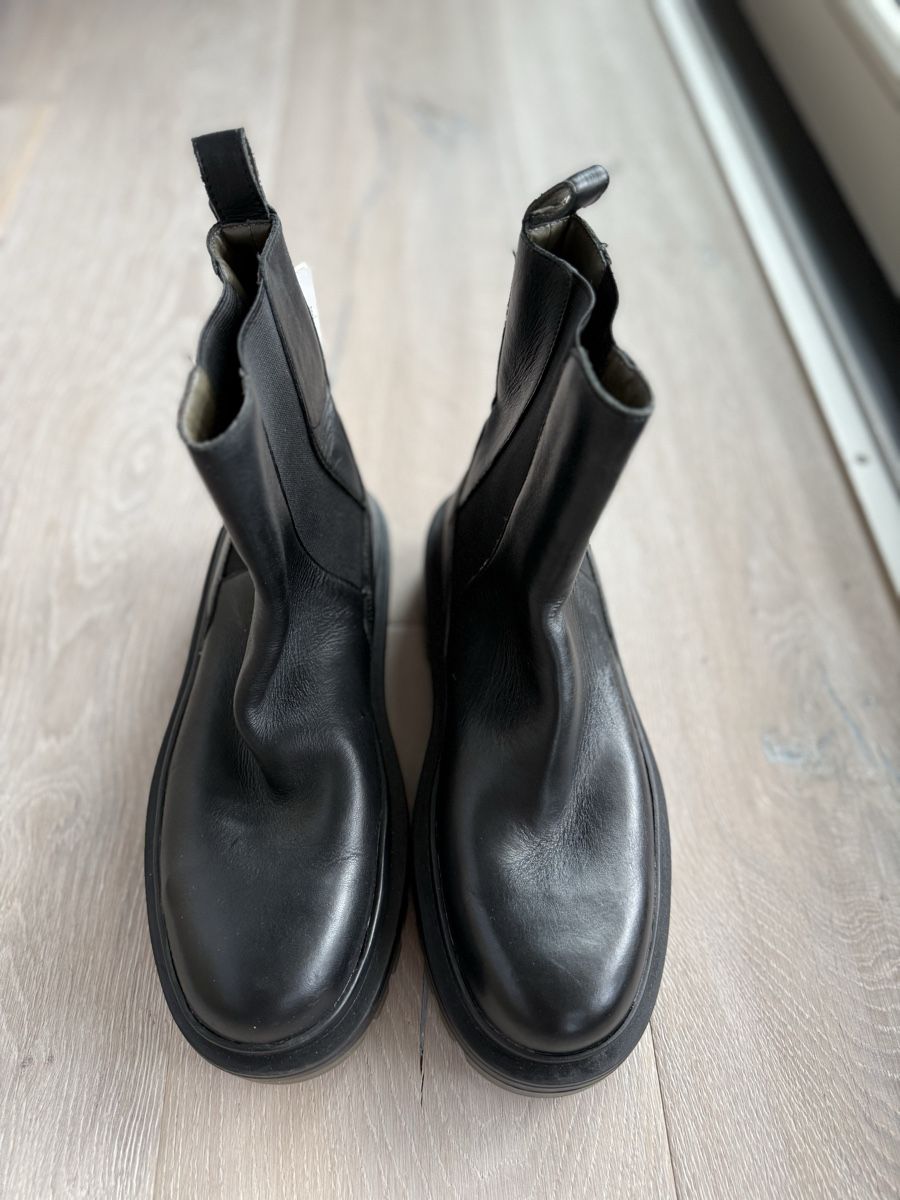 Zara Damenschuhe: Zara Leather Ankle Boots Size 38 Platform - New – Neu und originalverpackt aus Zürich von EShopping81 2