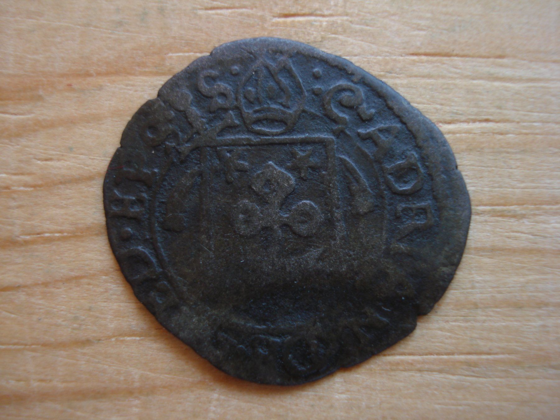 Alle Münzen: (P2) Wallis Halbbatzen 1645 – Gebraucht aus Erlach von Net-Coins