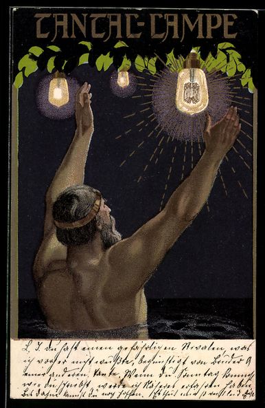 Cartes postales: Klapp-Leporello-AK Tantal-Lampe, Dauerha – D'occasion à Berlin par bartko-reher