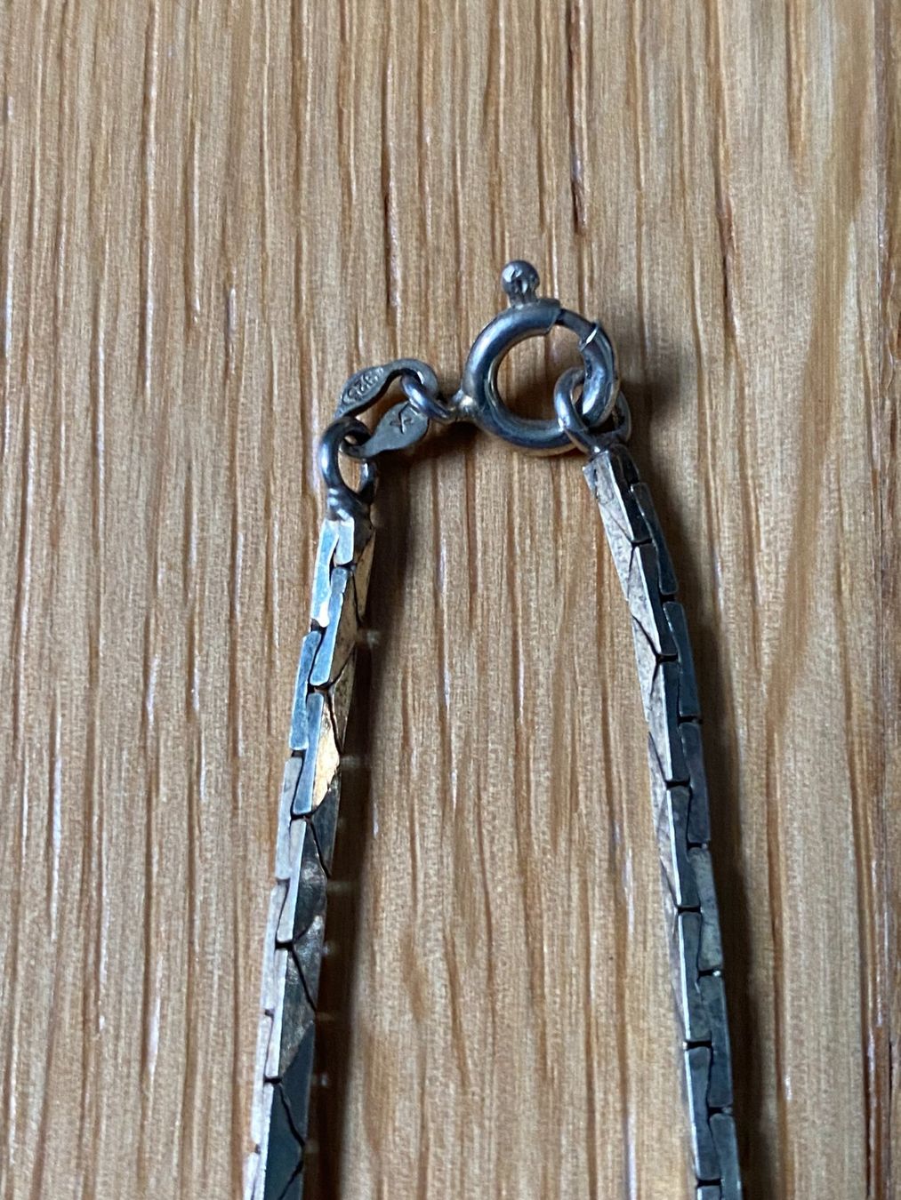 Catenine: 925 Silber Hals-Kette, robust und spezielles Design – Usato da Gümligen venduto da Primeselection 2
