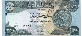 Irak 250 Dinars 2013 P-97 UNZ