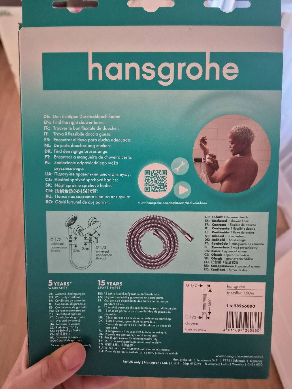 Grohe Sonstiges zu Bad & Küche: Duschschlauch Hans Grohe – Neu und originalverpackt aus Uster von ama_z2gj 1