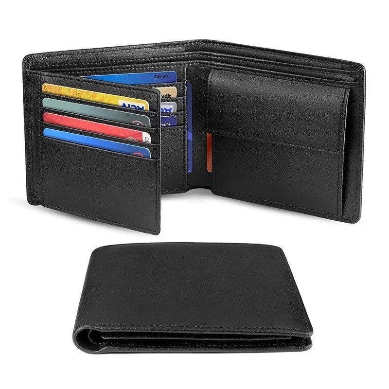 Brieftaschen: Portemonnaie Leder schwarz – Neu (gemäss Beschreibung) aus Grenchen von juebo