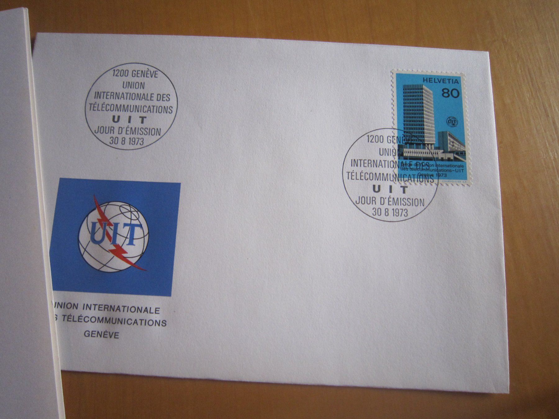 Tutti i francobolli: GA 1973 FDC einzeln, 4er und PTT Blatt – Usato da Gordola venduto da Polentaefung 4