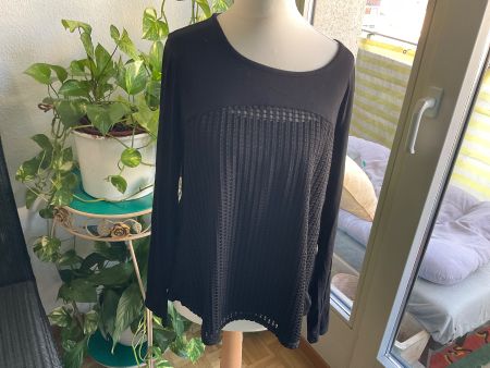 Sublime pull noir neuf Lagenlook MADO ET LES AUTRES, t. M/L