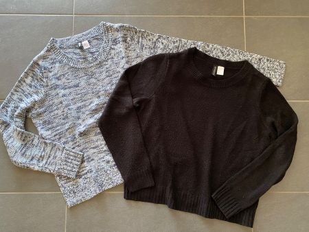 2 schöne Strickpullover H&M Gr.S