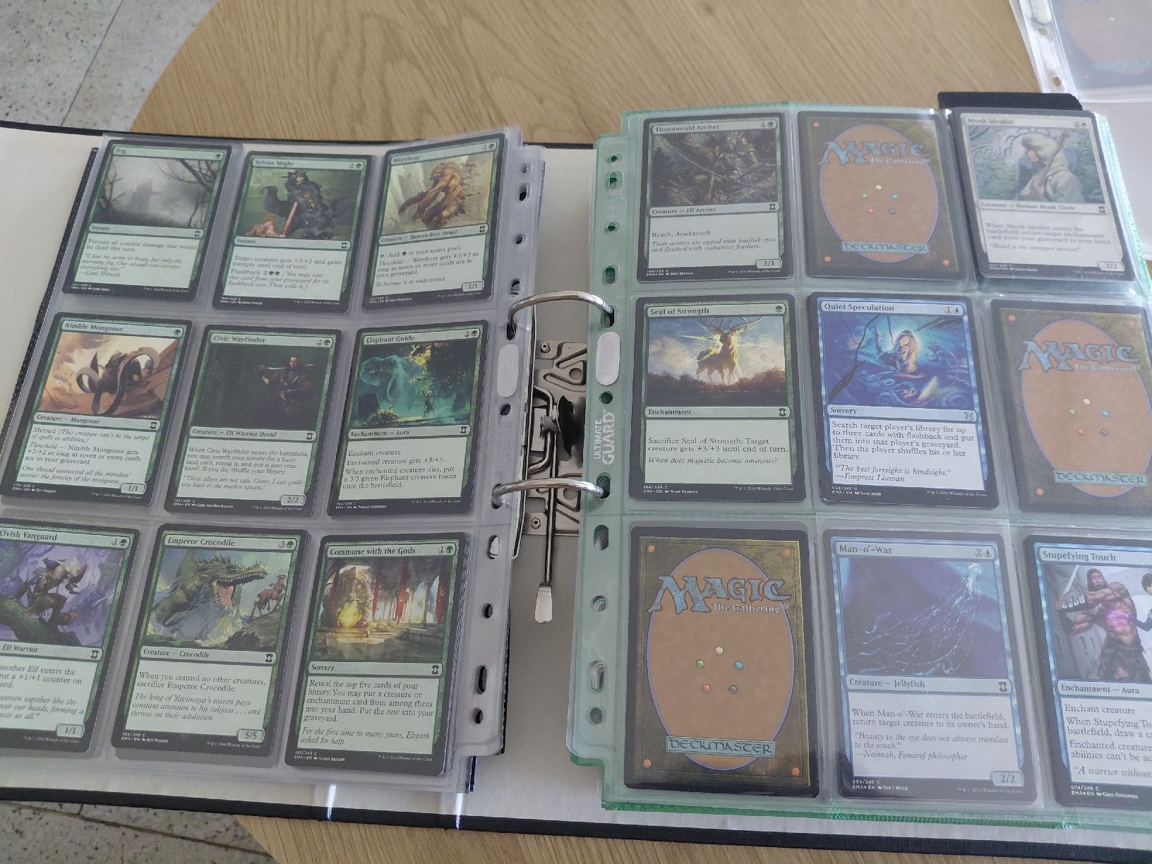 Magic The Gathering Sammelbilder & Trading cards: MtG Ordner mit Eternal Masters/Eldritch Moon/Conspiracy – Gebraucht aus Kehrsatz von Jadeeeee 2