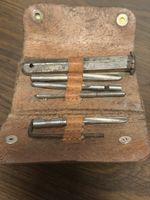 Antique Stop PAT. 31969 Tool Set - Leather Case Vintage