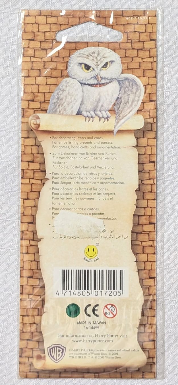 Aufkleber: Vintage Harry Potter Stickerbogen - Warner Bros - 2001 – Neu und originalverpackt aus Wängi von ABIZONE-86 1