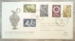 TR69 Enveloppe + Timbre Pays-Bas 1962