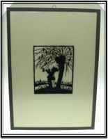Glasbild Hinterglasmalerei der Frühling Hugo Kocher
