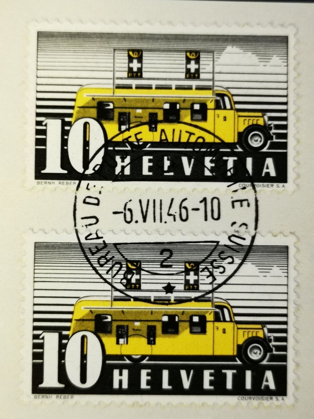 Alle Briefmarken: 276 ET 900.- Fetes du Rhone 6.7.1946 – Gebraucht aus Wangen von Abartix 1