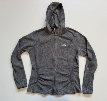 The North Face light zip jacket hoodie Women Sz L