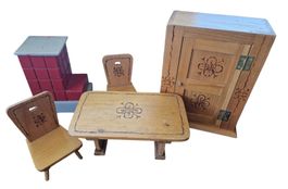 Möbel für Puppenstube Esszimmer
