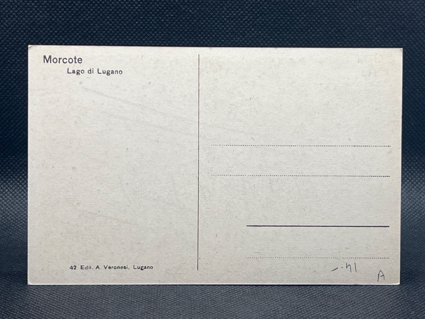 Ansichtskarten: Morcote Lago di Lugano – Gebraucht aus Widnau von Brusi9 1