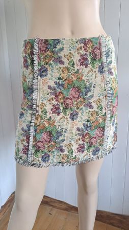 EDC Minirock ESPRIT Jupe Mini Skirt Rock xs 32 34 jacquard