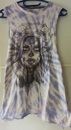 Top von Iron Fist mit Batik Muster - Gothic, Emo, Punk