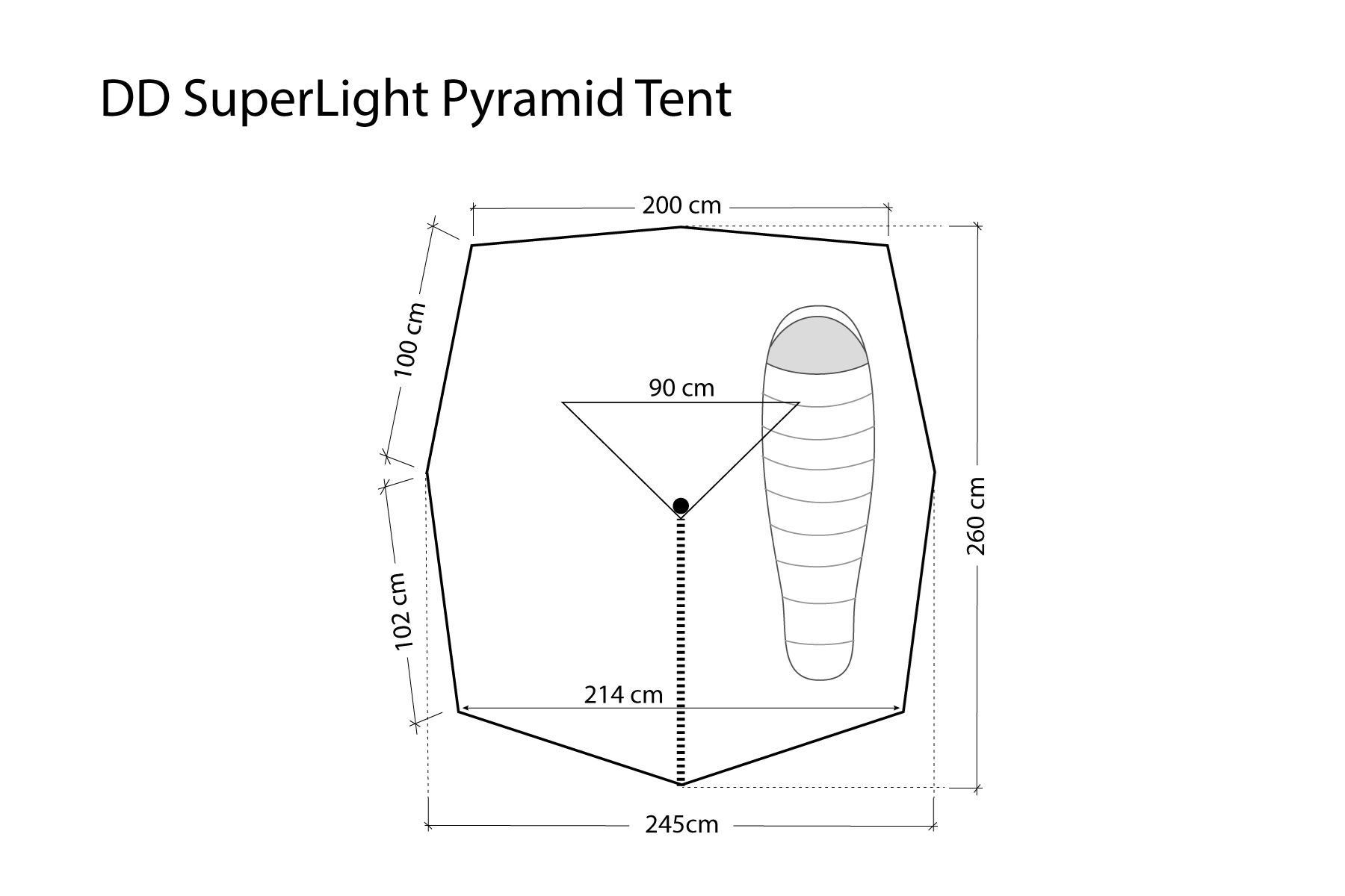 DD Hammocks Tende & Padiglioni: DD Hammocks Pyramid tent MC Zelt Camo – Nuovo e nell'imballaggio originale da Tulln venduto da HaengemattenShop 7