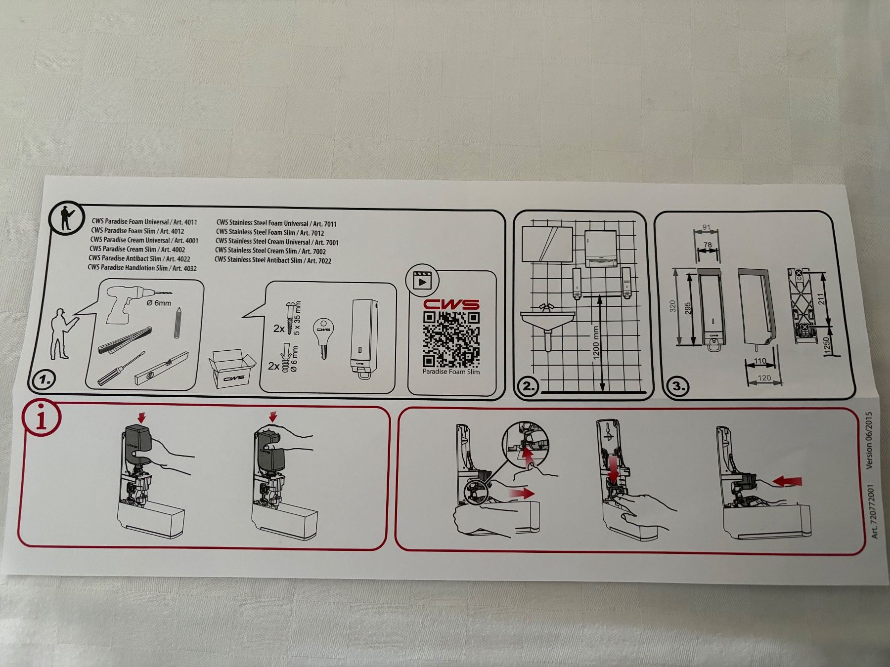 Portasapone: Neuer CWS Seifenschaumspender, 1000660 – Nuovo e nell'imballaggio originale da Winterthur venduto da efant12 5